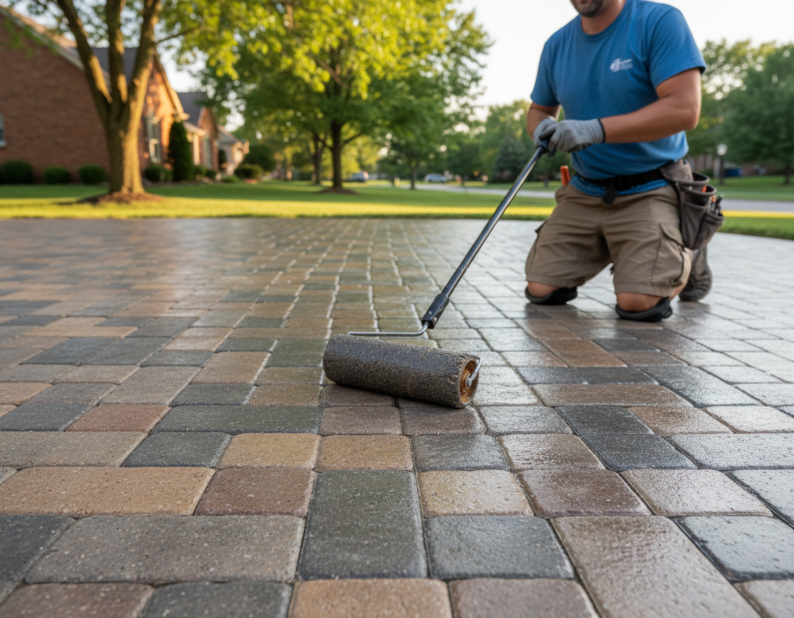 Concrete Paver Sealing In Lewis Center